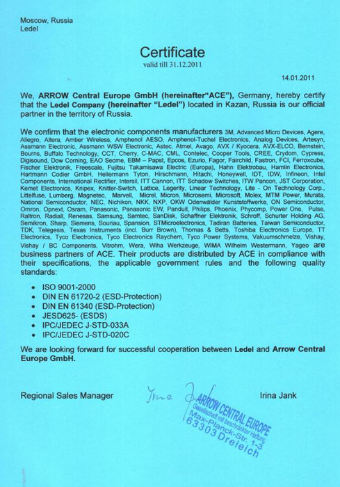 Сертификаты